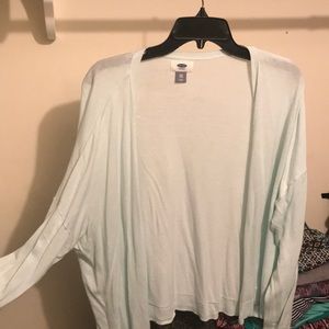Mint blue cardigan